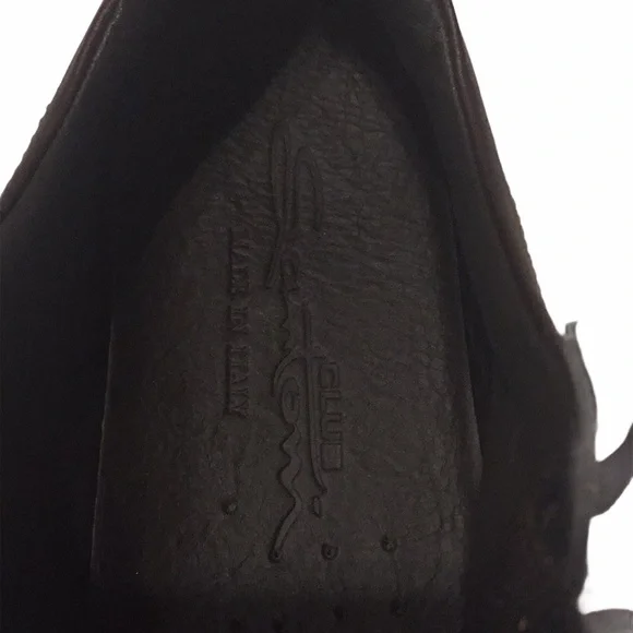 SANTONI Club Italian Leather Sneakers Sz 5.5 Women - Picture 7 of 15